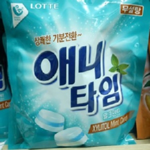 韓國 樂天三層薄荷糖(牛奶)78克