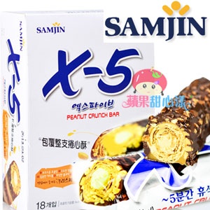 韓國 SamjinX-5脆心巧克力棒