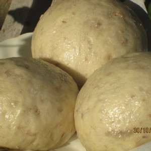 芋頭牛奶饅頭6入 特價：$120