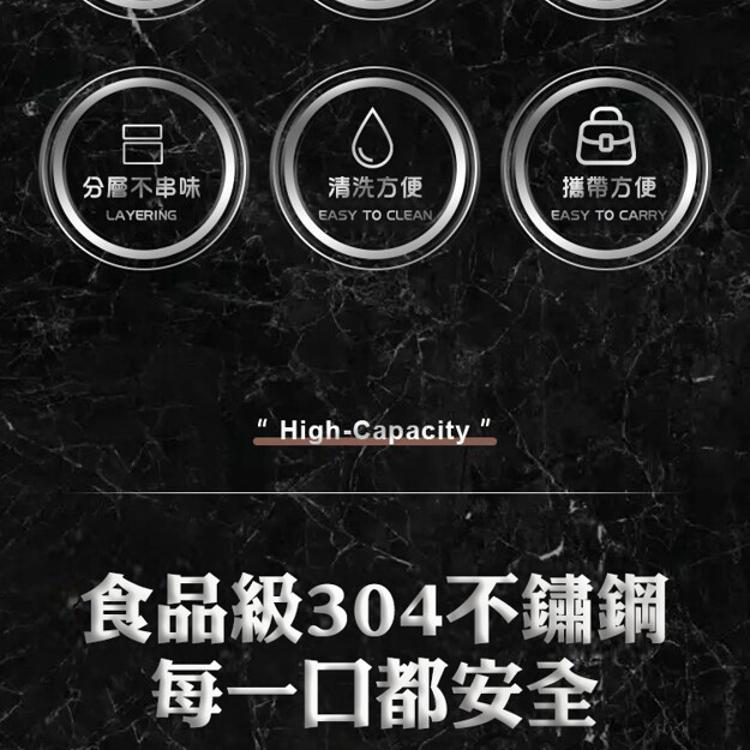 【CityStar】大容量304不鏽鋼保溫便攜碗蓋便當盒(2色)