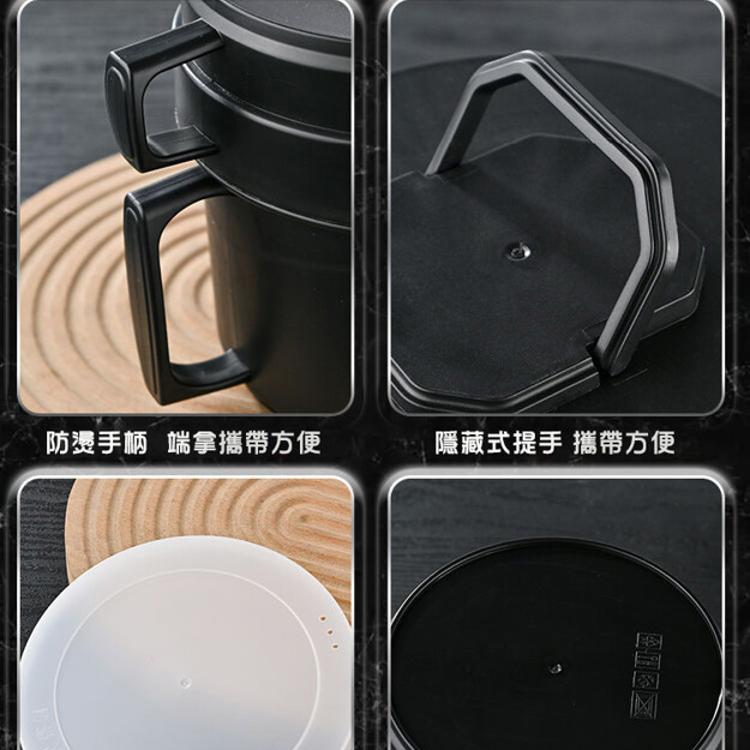 【CityStar】大容量304不鏽鋼保溫便攜碗蓋便當盒(2色)