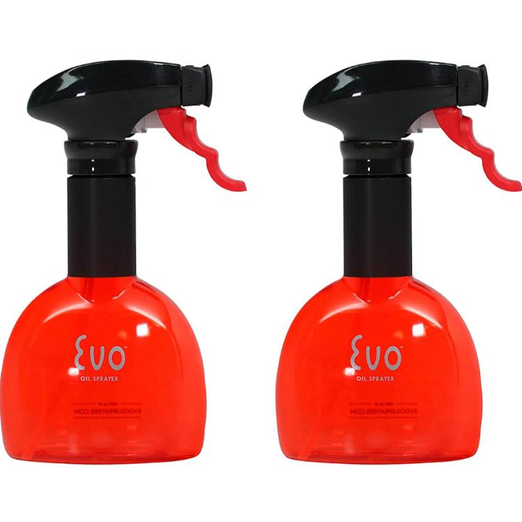 【美國 Evo Oil Sprayer】一噴上手塑膠噴油瓶小塑膠 240 ml / 瓶 x 2入