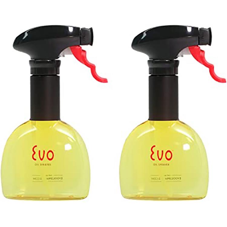 【美國 Evo Oil Sprayer】一噴上手塑膠噴油瓶小塑膠 240 ml / 瓶 x 2入