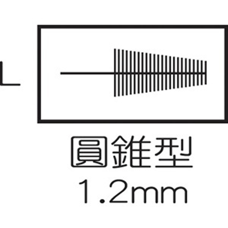 D4* 健康牙間刷毛頭（圓錐形6pcs）
