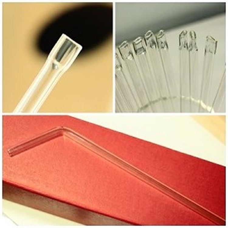 護牙扁嘴斜口 玻璃吸管 耐熱吸管 扁嘴 斜口 學喝水 兒童吸管 飲水順暢不怕嗆