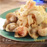 奶油海鮮義大利麵(含麵、料) 再次下殺3.8折