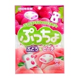 UHA味覺噗啾軟糖(葡萄.水蜜桃雙口味)