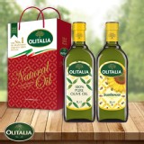 【Olitalia】奧利塔頂級綜合油禮盒(葵花油+純橄欖油)