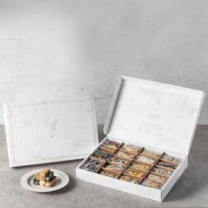 【無二】初心真摯20品禮盒(附提袋)-杏仁酥+花生酥黑點 款
