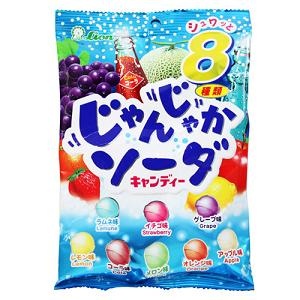 日本獅王汽水糖 (8種口味)