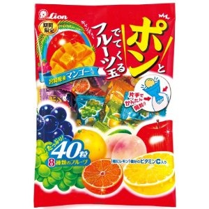 日本獅王水果糖 (8種口味)