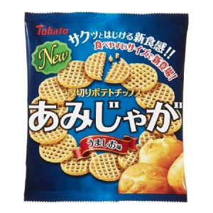 東鳩厚切網狀洋芋片(鹽味)