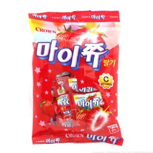 韓國Crown 草莓軟糖