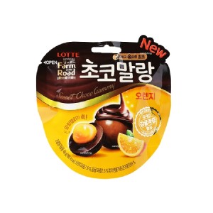 Lotte 田園QQ巧克力(柑橘口味)