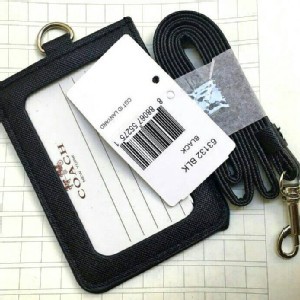 ❤coach -小馬車證件夾/卡夾-黑色