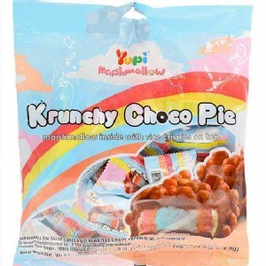 Yupi 呦皮脆米巧克力棉花糖 大容量108g