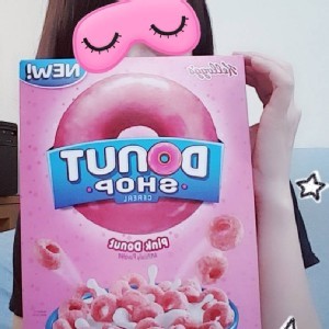 (即期品) 美國家樂氏粉色甜甜圈早餐穀物