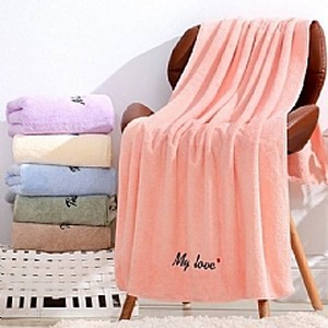珊瑚絨加厚超吸水浴巾