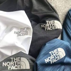 TNF運動男款冰絲圓領衣-白色