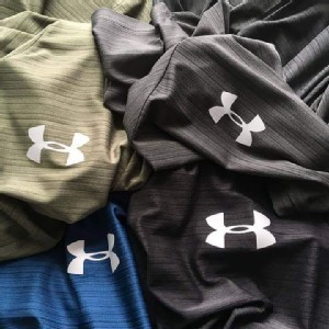 UAUA運動男款冰絲圓領衣-灰色