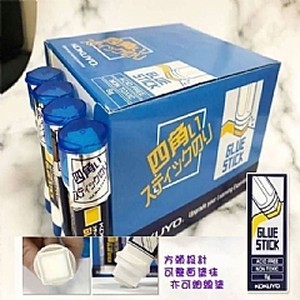 日本文具大牌KOKUYO四角口紅膠8g(四支/組)