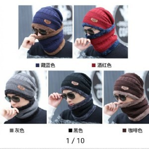 圍脖套裝(帽子加圍脖)