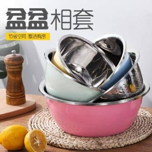 不銹鋼料理盆5件套