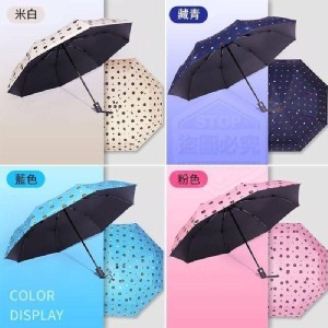 複製1-滿版小熊抗風自動傘黃色