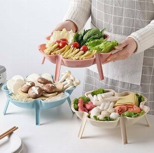 花型配菜盤 （三色一組）