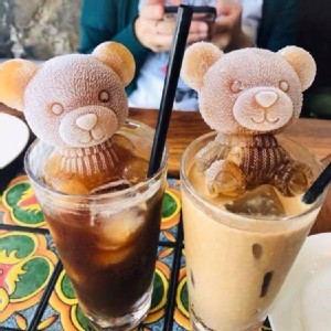 超療癒小熊冰塊磚模具2個/套