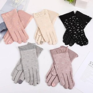 冰絲戶外防曬觸控手套