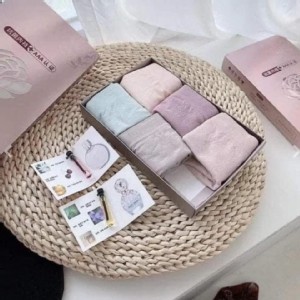 無痕玫瑰 精華超大彈力內褲 (一盒5條裝)