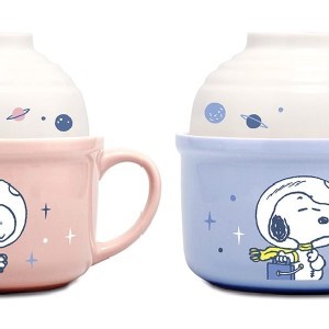 史努比小星球湯碗二件組