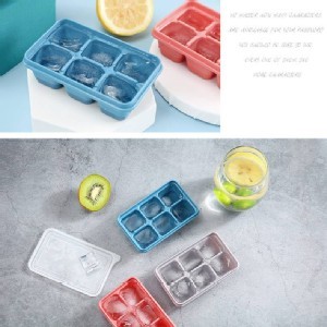 6格矽膠製冰盒3入