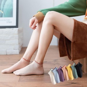 小清新拼色泡泡襪(10雙)