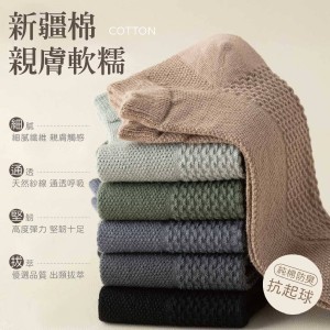 網眼透氣男士純棉運動短襪10雙組