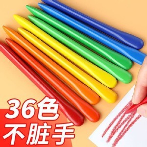 不髒手🏠36色無毒三角蠟筆