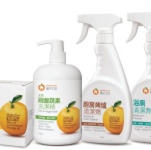 橘子超值E組合-廚房、浴廁480ml+洗碗精500ml+去漬粉300g