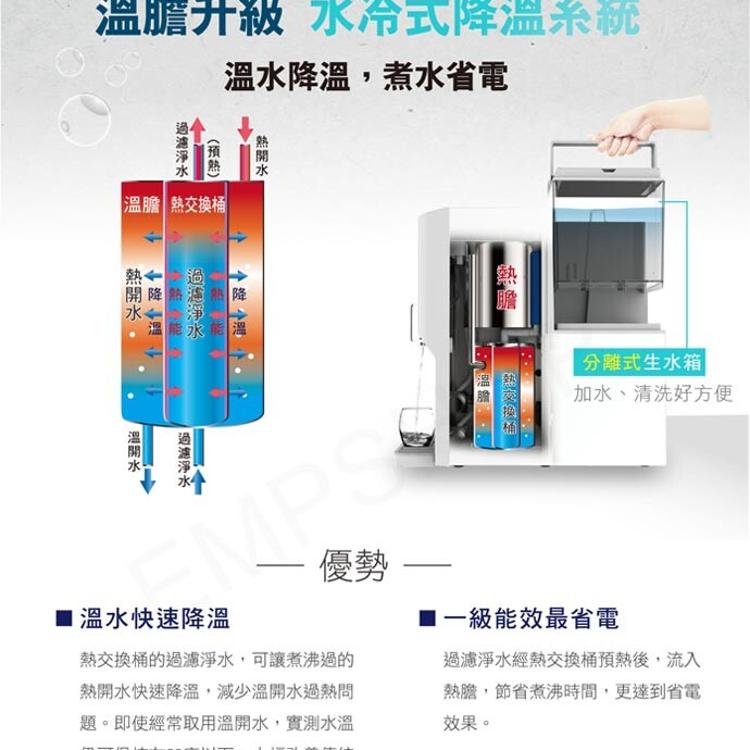 【元山家電】免安裝超級過濾溫熱開飲機 YS-8106RWF