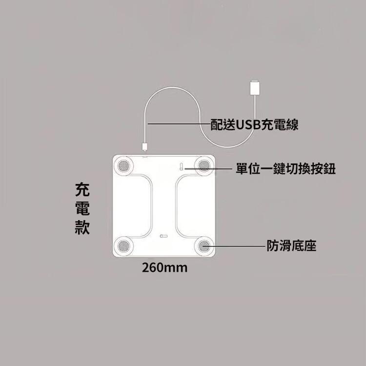 【CityStar】家用薄型智能體重秤 體重計 體重機