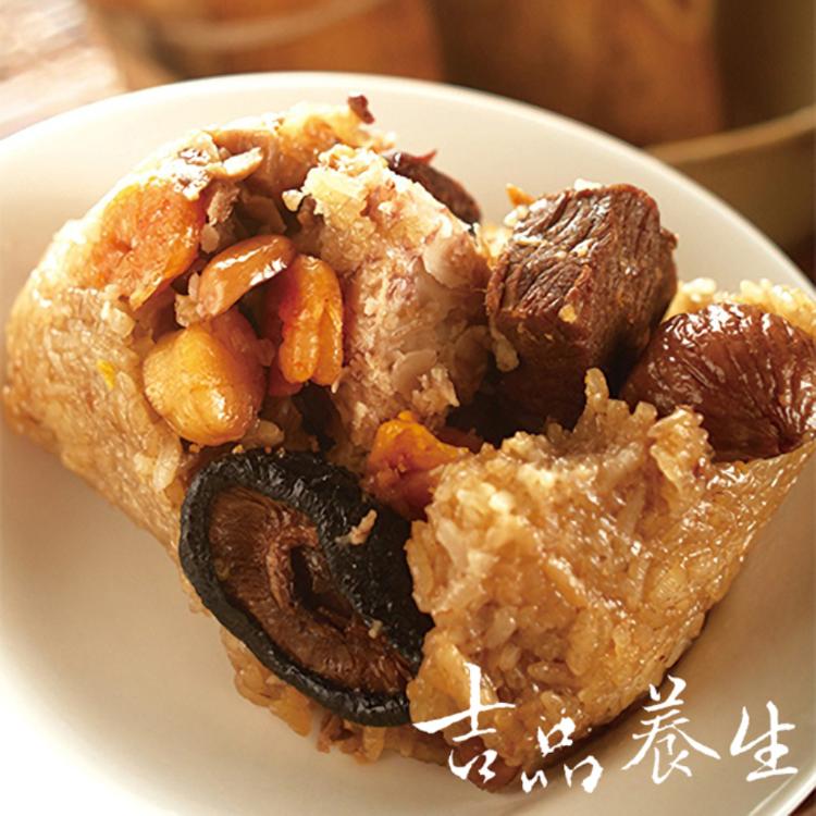 【吉品養生】白媽媽私房粽8入組(五花粽、梅花粽)-任選