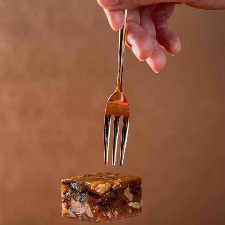 春節限定【吉品養生】柴燒桂圓小福貴糕(2入/組)-附提袋