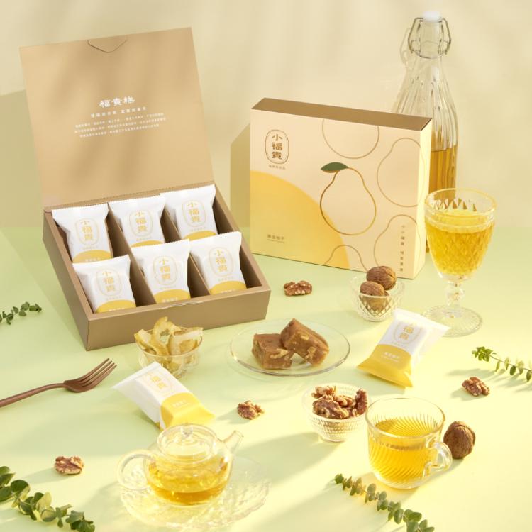 中秋限定【吉品養生】黃金柚子小福貴糕_6入含提袋