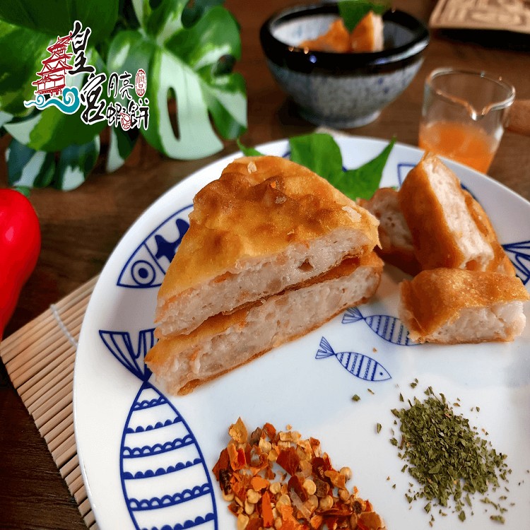 *皇宮*餐廳級的月亮蝦餅