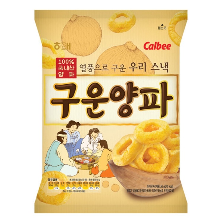 海太Calbee 烤洋蔥圈餅乾