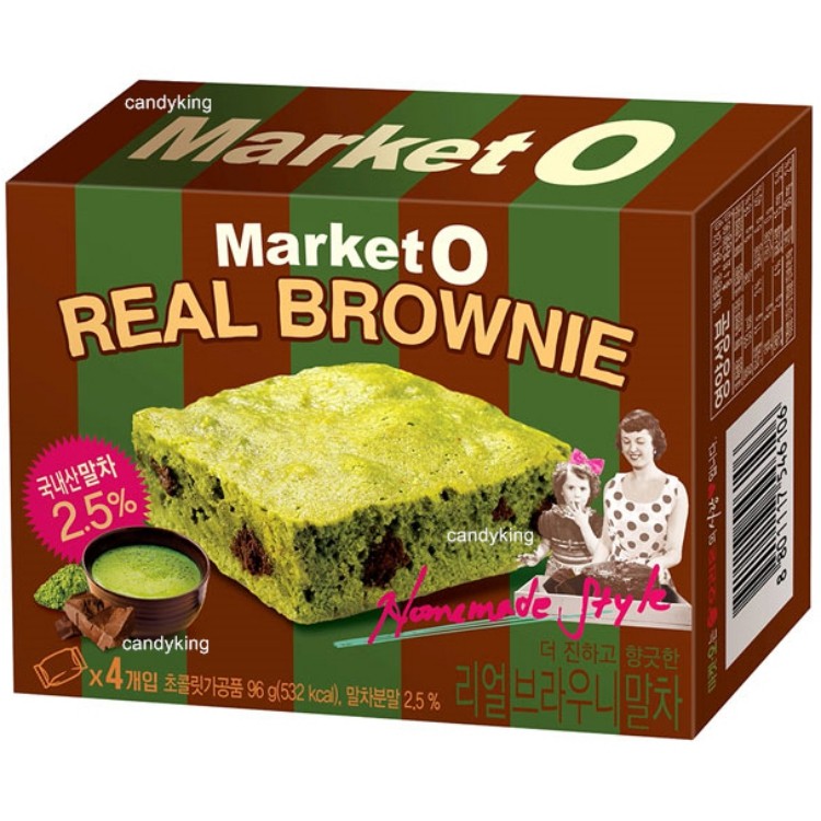 韓國 Market O 抹茶布朗尼 4入裝