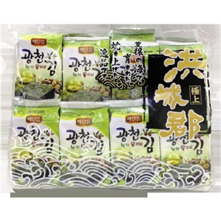 洪城郡岩烤海苔-(16入/袋)