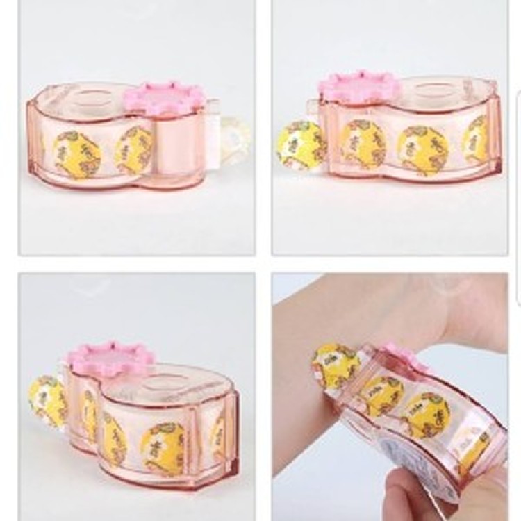 韓國圓型膠帶造型透氣創可貼100枚