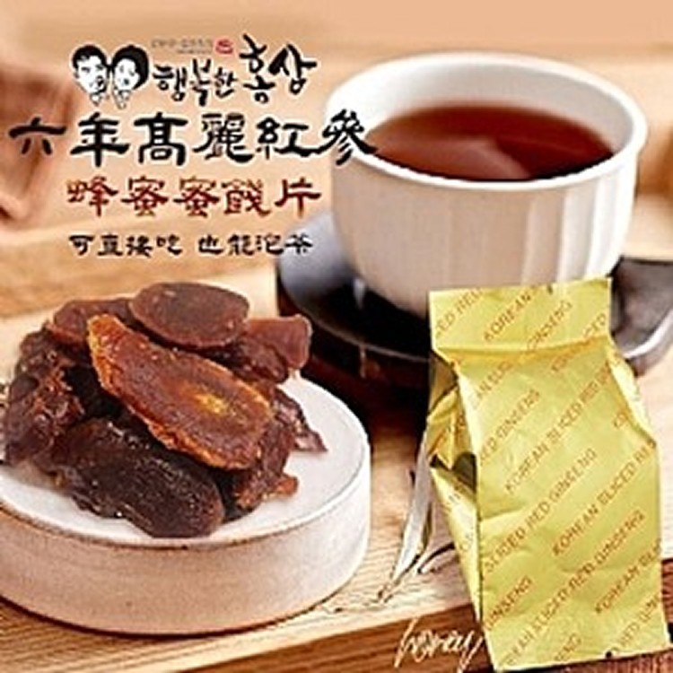 韓國6年高麗紅蔘蜂蜜蜜餞片20g