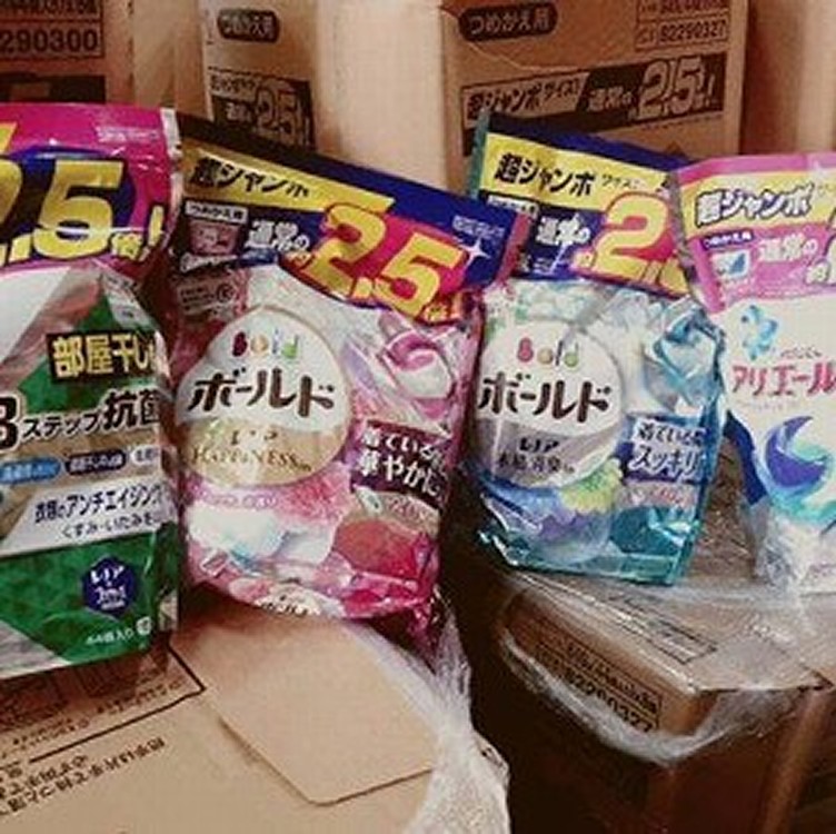 日本3D雙色洗衣膠球大軍入倉